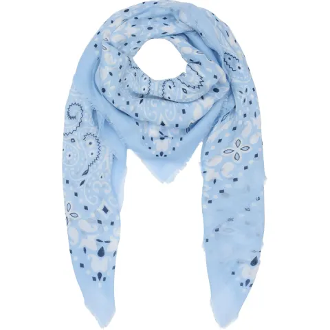 Marta du Chateau dame tørklæde MdcLeah FA37258 - Light blue — produktfoto