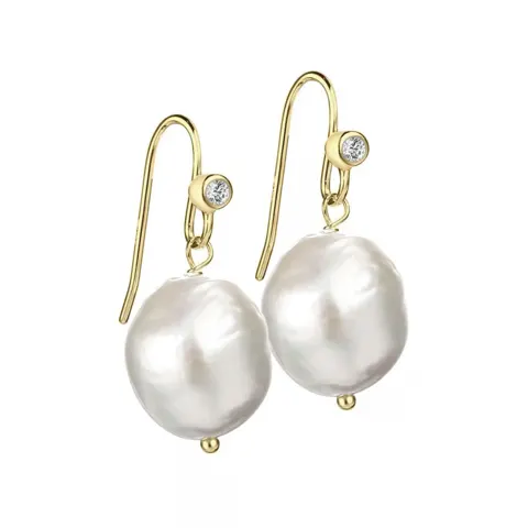 BETSY PEARL EARRINGS |  GOLDEN — produktfoto
