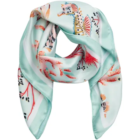 Marta du Chateau dame tørklæde MdcFinja BA-Scarf - Green3538 — produktfoto