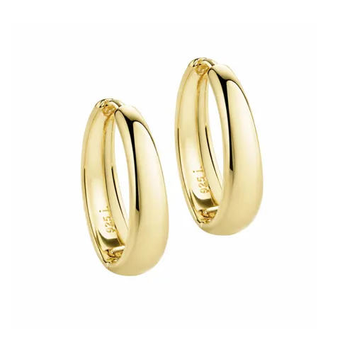 EMMA HOOP 12 MM. | GOLDEN — produktfoto