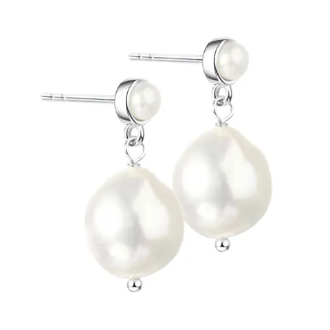 LULU EARSTUD | SILVER — produktfoto
