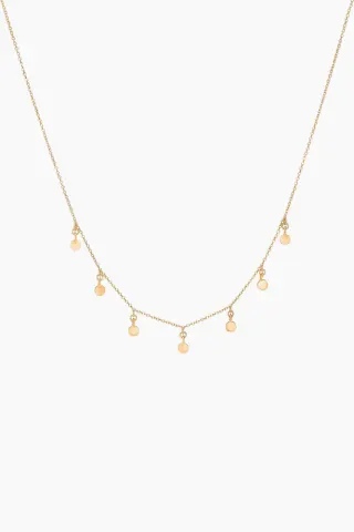 Raindrops Choker - Gold - ENAMEL — produktfoto