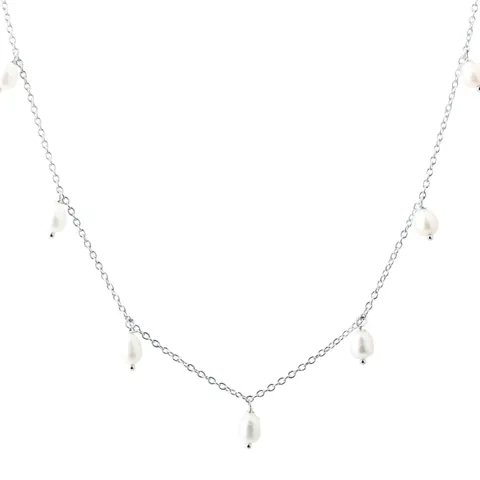 *LUNELLA NECKLACE  | SILVER — produktfoto