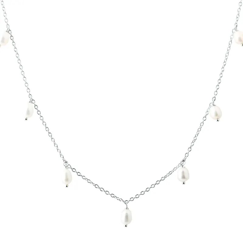 *LUNELLA NECKLACE  | SILVER — produktfoto