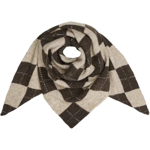Marta du Chateau dame tørklæde MdcGretzel BA-3446 - Coffee/Taupe — produktfoto