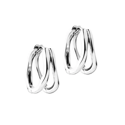 SUNELLA SIMPLE HOOP 16 MM | SILVER — produktfoto