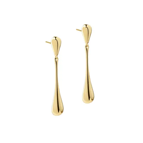 SHINY NEW DROP EARRING | GOLDEN — produktfoto
