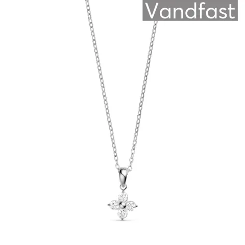 ANNEBRAUNER Zirconia Flower Halskæde — produktfoto