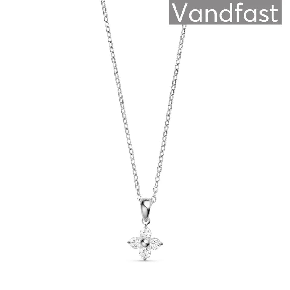 ANNEBRAUNER Zirconia Flower Halskæde — produktfoto