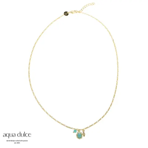 AMAZONITE NECKLACE | GOLDEN — produktfoto