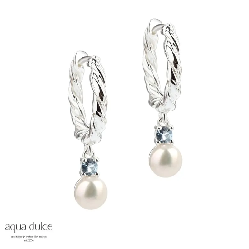 CURLY SKY HOOP BIG | SILVER — produktfoto
