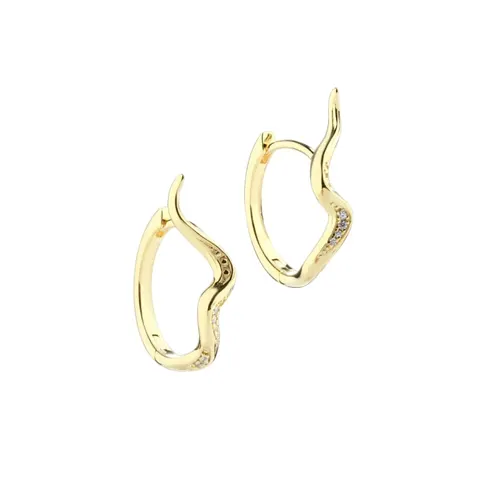 *DARLING RIVER HOOP BIG | GOLDEN — produktfoto
