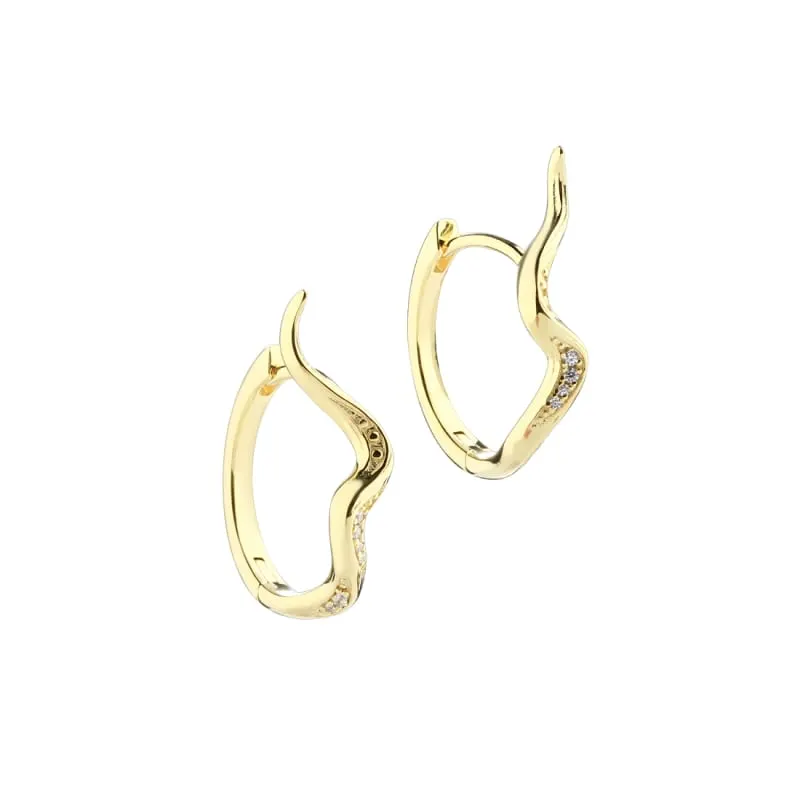 *DARLING RIVER HOOP BIG | GOLDEN — produktfoto