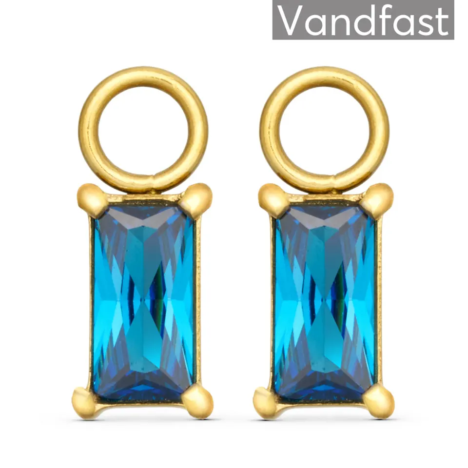 ANNEBRAUNER Empress Drops Sapphire Blue 18K Guldbelagt — produktfoto