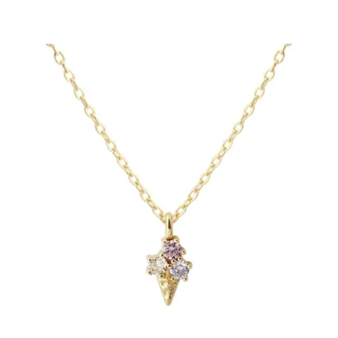 FROZEN NECKLACE | GOLDEN — produktfoto