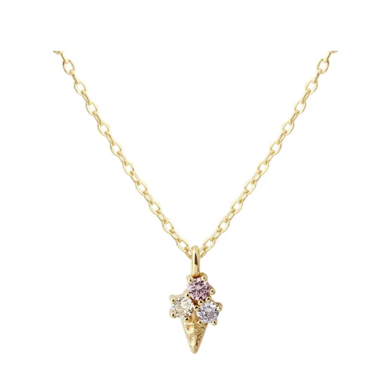 FROZEN NECKLACE | GOLDEN — produktfoto