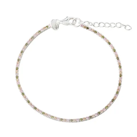 *BLUSH TENNIS BRACELET | SILVER — produktfoto