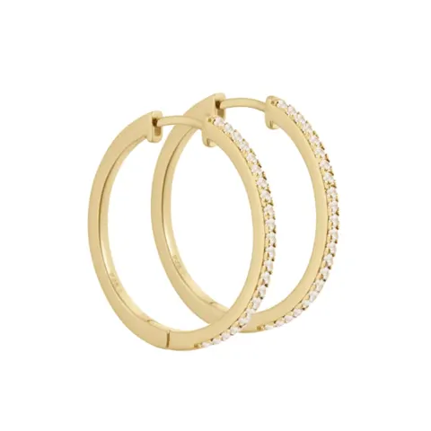 RAYA HOOP 25 MM. | GOLDEN — produktfoto