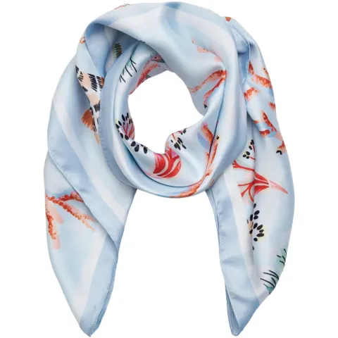 Marta du Chateau dame tørklæde MdcFinja BA-Scarf - Blue3563 — produktfoto