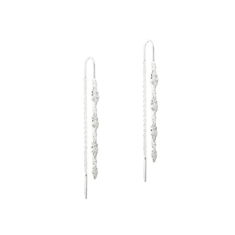 MILA LONG THREAD | SILVER — produktfoto
