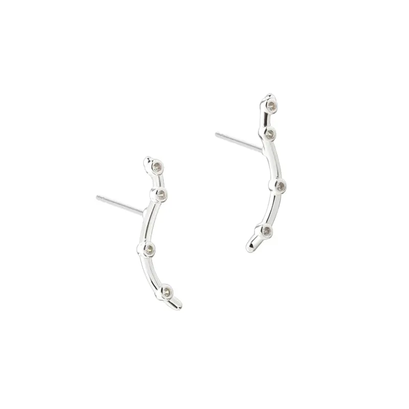 WAVY STUD |  SILVER — produktfoto