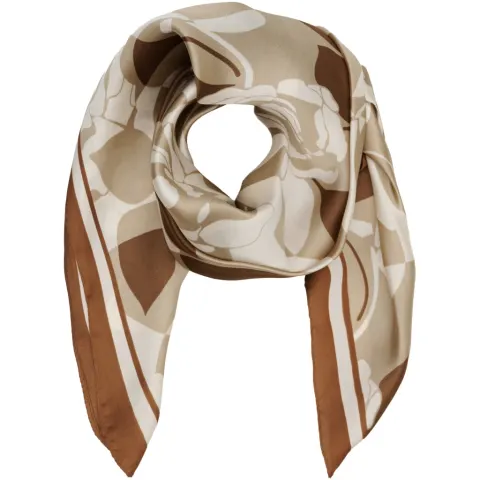 Marta du Chateau dame tørklæde MdcJuline FA-Scarf - Brown31324-1 — produktfoto