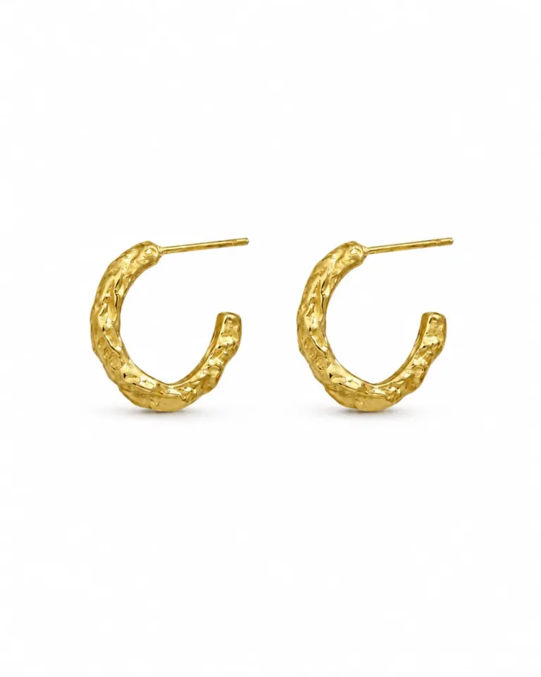 HALO STUD HOOP  16 MM. | BAY — produktfoto