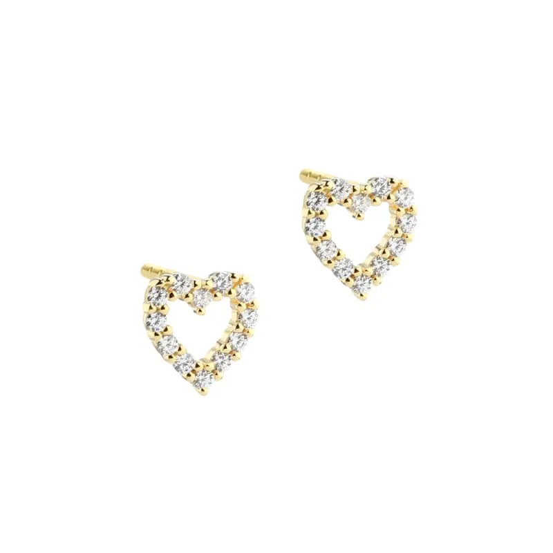 SMALL TEA EARSTUD  | GOLDEN — produktfoto