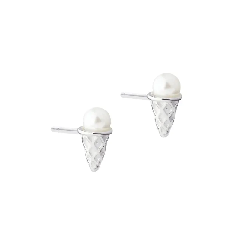 VANILLA EARSTUD | SILVER — produktfoto