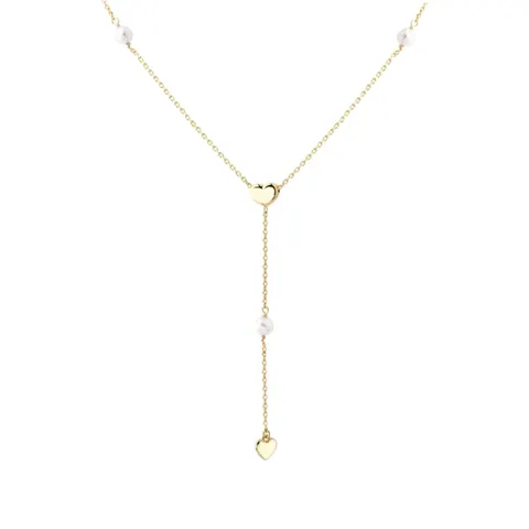 KARLA Y-NECKLACE  | GOLDEN — produktfoto