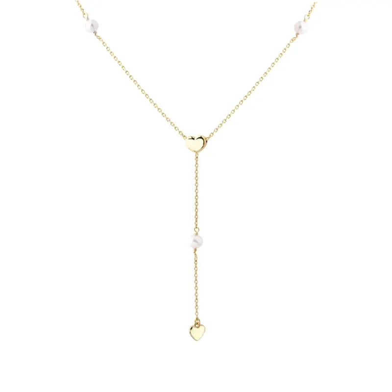 KARLA Y-NECKLACE  | GOLDEN — produktfoto