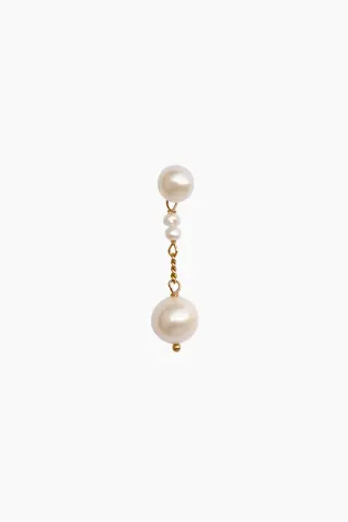 Callas Earring - Gold - Stine A — produktfoto