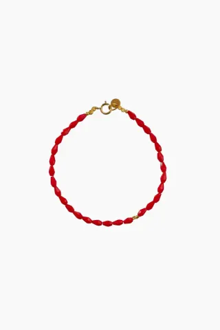 Miss Paris Bracelet Boheme - Rød - Stine A — produktfoto