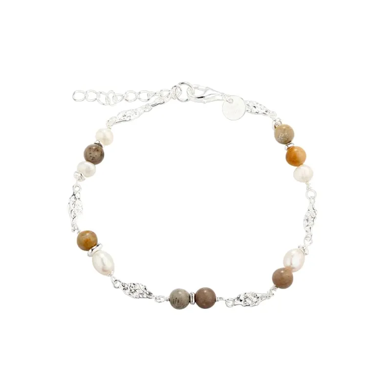 *GOLDEN SAND BRACELET | SILVER — produktfoto
