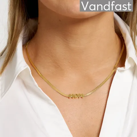 ANNEBRAUNER MOM Snake Halskæde 18K Guldbelagt — produktfoto