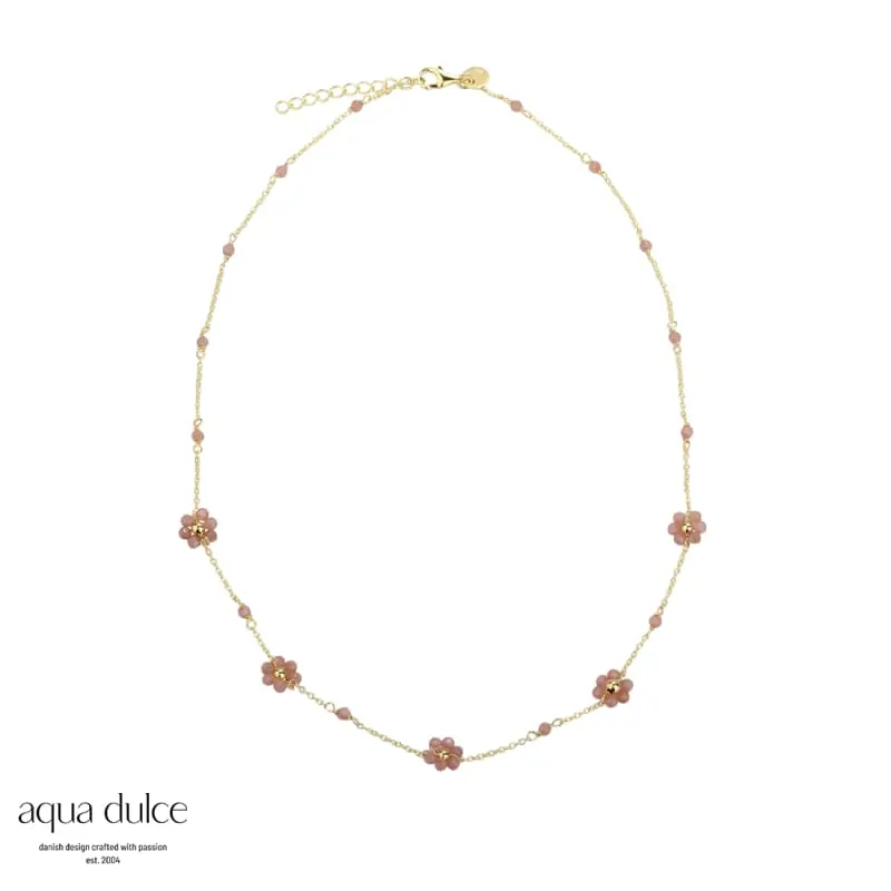 DAISY ROSE NECKLACE | GOLDEN — produktfoto