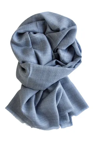 Cashmere tørklæde i 100% eksklusiv kashmir uld - grå — produktfoto