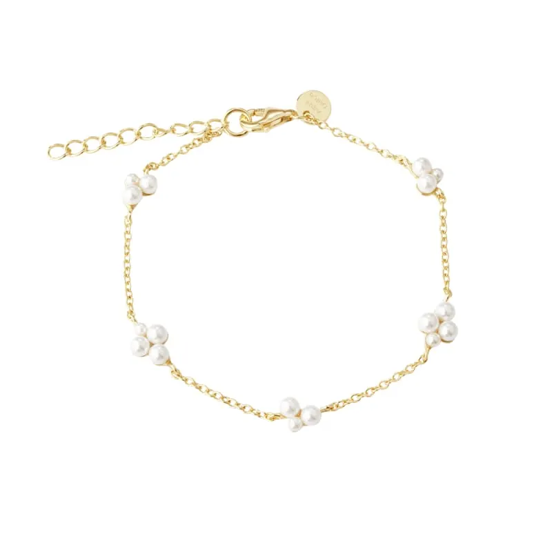 LUNA CLUSTER BRACELET | GOLDEN — produktfoto