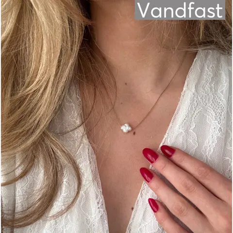 ANNEBRAUNER Firkløver Perle halskæde 18K Guldbelagt — produktfoto