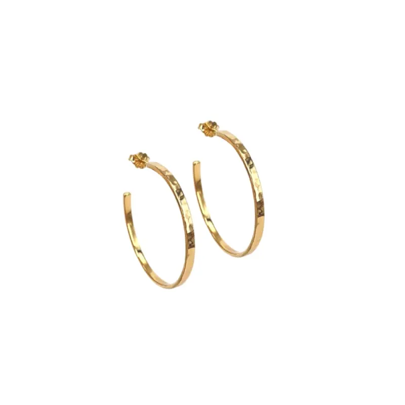 ELENA HOOP BIG | GOLDEN — produktfoto