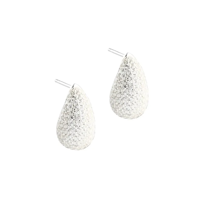 *PAVÉ BIG EARSTUD |  SILVER — produktfoto