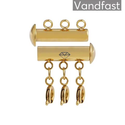 ANNEBRAUNER Magnetic 3 Clasp 18K Guldbelagt — produktfoto