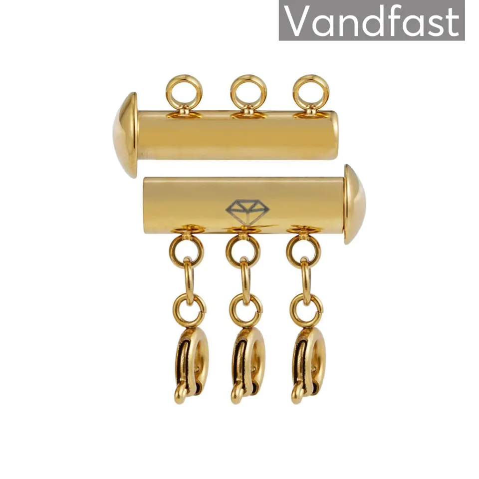 ANNEBRAUNER Magnetic 3 Clasp 18K Guldbelagt — produktfoto