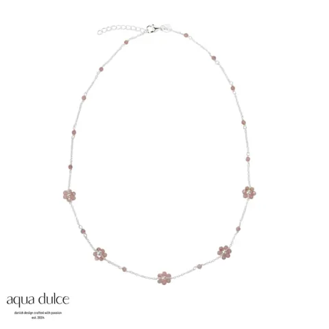 DAISY ROSE NECKLACE | SILVER — produktfoto