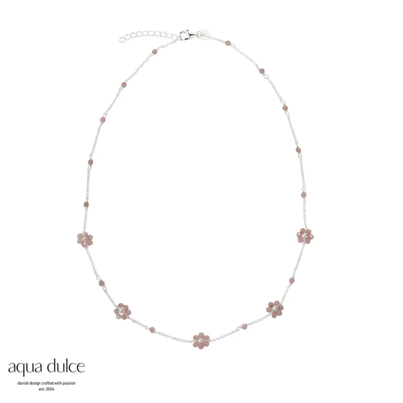 DAISY ROSE NECKLACE | SILVER — produktfoto