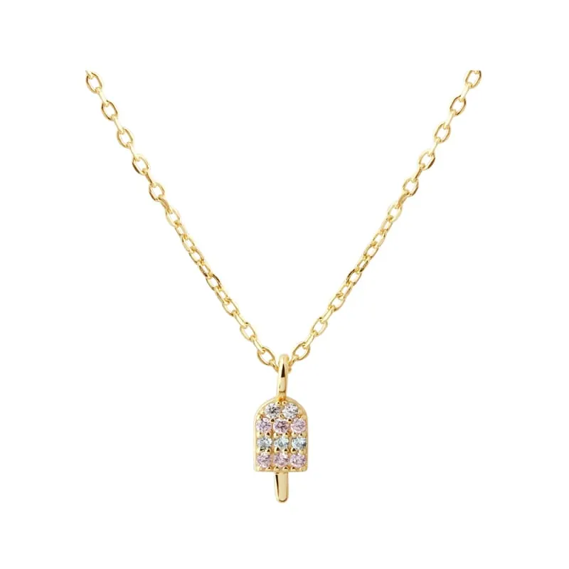 ICE NECKLACE | GOLDEN — produktfoto