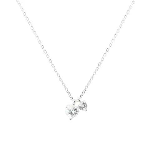 VIDA HEARTS NECKLACE | SILVER — produktfoto
