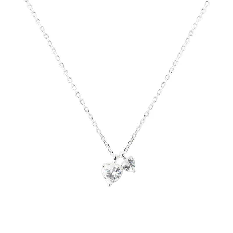 VIDA HEARTS NECKLACE | SILVER — produktfoto