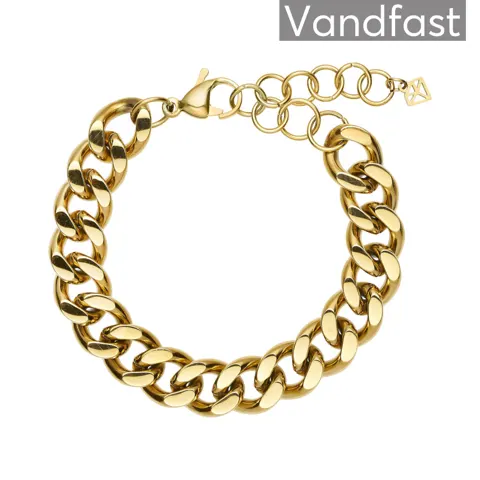 ANNEBRAUNER Chunky Panzer Armbånd 18K Guldbelagt — produktfoto