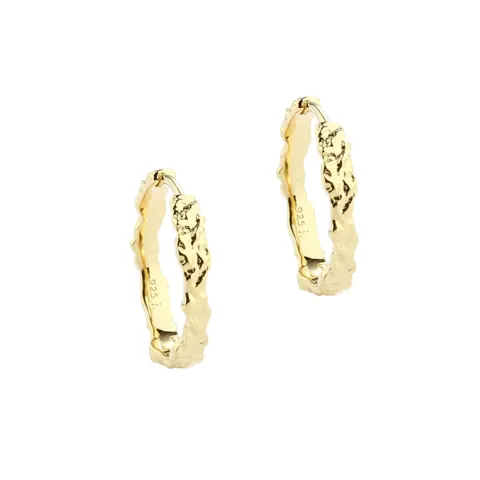 MILA HOOP 20 MM. | GOLDEN — produktfoto